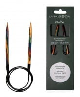 Circular knitting needles design wood multicolor by Lana Grossa Circular knitting needles design wood multicolor by Lana Grossa