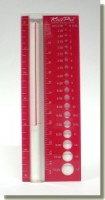 KnitPro Nadelgrößenmaßstab mit Vergrößerungsglas