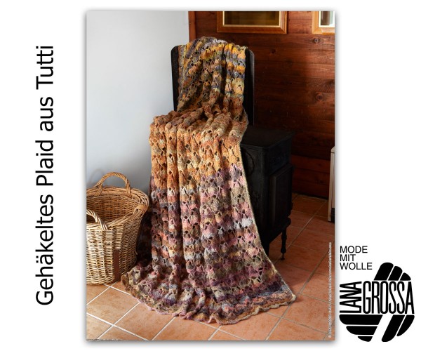 Häkelidee Plaid aus Tutti (Home 70, Modell 36)