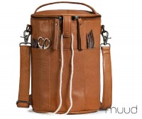 Saturn XL - Handmade leather bag by muud (whisky)