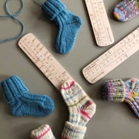 Tanja Steinbach baby sock ruler